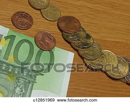Stock Photo - Money, Euro, Euros, Coin, Coins, Banking, Cash. Fotosearch