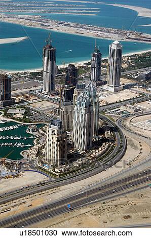dubai, aerial, dubai, marina, port, plaisance, towers View Large Photo Image Stock Image - dubai, aerial, dubai, marina, port, plaisance, towers. Fotosearch