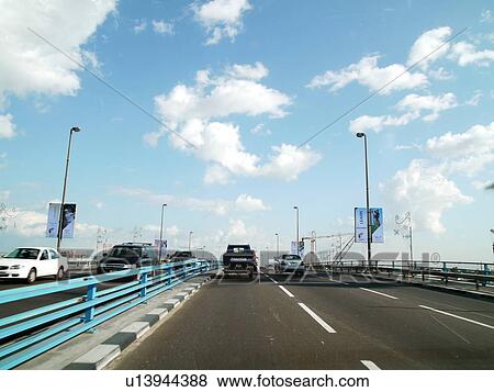 Dubai, sheikh, zayed, road, clear, sky, driving View Large Photo Image Stock Photo - Dubai, sheikh, zayed, road, clear, sky, driving. Fotosearch