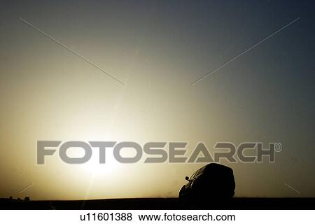 Stock Photo - dubai, desert, jeep, wrangler, ride, safari, dune. Fotosearch
