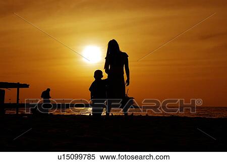 sunset, sunrise, rise, dubai, beach, happy, familly View Large Photo Image Stock Photography - sunset, sunrise, rise, dubai, beach, happy, familly. Fotosearch