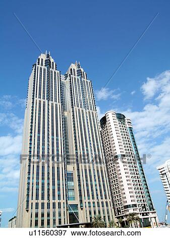 Dubai, sheikh, zayed, road, towers, sky, scrapper View Large Photo Image Stock Photo - Dubai, sheikh, zayed, road, towers, sky, scrapper. Fotosearch