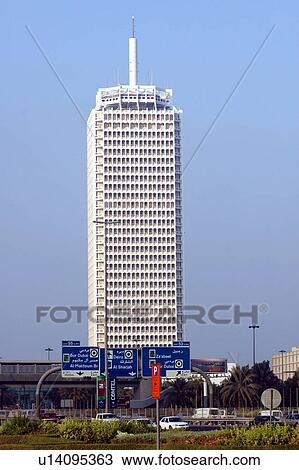 Stock Image - Dubai, towers, high, rise, world, trade. Fotosearch