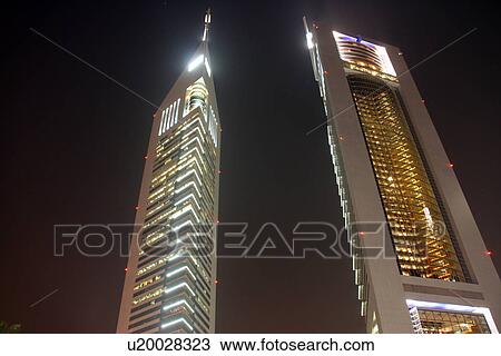 Stock Image - emirates, towers. Fotosearch