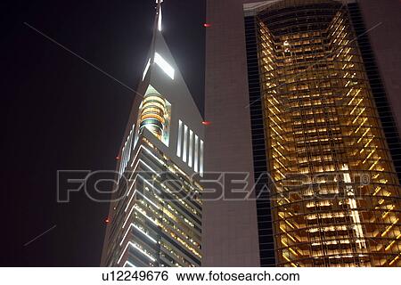 Stock Photograph - emirates, towers. Fotosearch