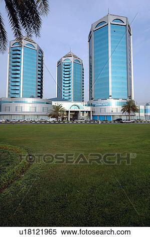 Dubai, towers, high, rise, sharjah View Large Photo Image Stock Photography - Dubai, towers, high, rise, sharjah. Fotosearch