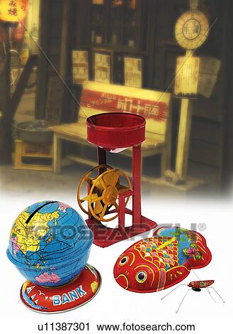 Clip Art - Toy, Antique, High Angle View. Fotosearch