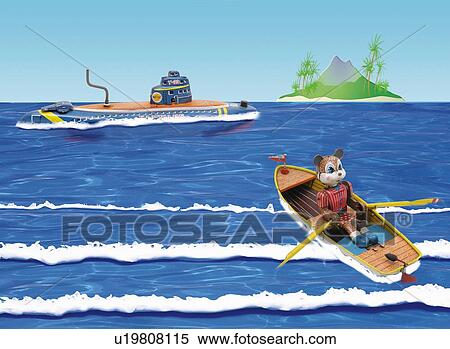 toy rowboat