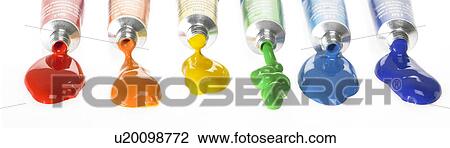 Stock Image - Paints. Fotosearch