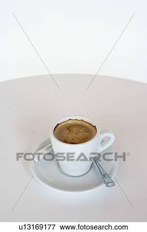 One cup of expresso. View Large Photo Image Stock Photo - One cup of expresso.. Fotosearch