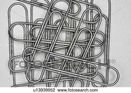 Pile of large paperclips. View Large Photo Image Stock Image - Pile of large paperclips.. Fotosearch