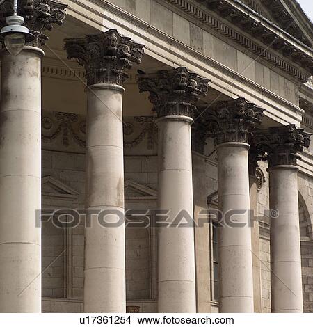 Columns of Four Courts View Large Photo Image Picture - Columns of Four Courts. Fotosearch