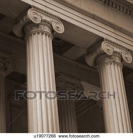 Stock Photograph - Pillars of a building. Fotosearch