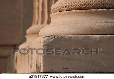 Stock Photo - Stone column of an ancient historical building. Fotosearch