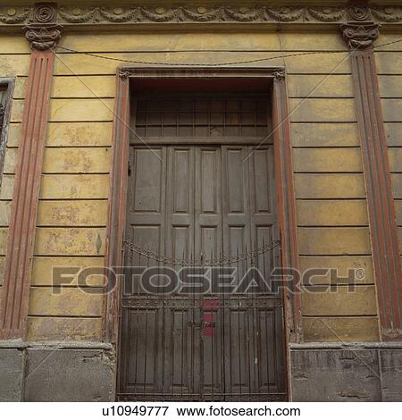 Stock Photo - Door of a building, Havana, Cuba. Fotosearch