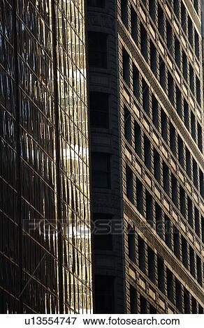 Stock Photo - High rise buildings in Chicago. Fotosearch