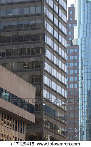 Stock Photography - High rise buildings in Montreal, Canada. Fotosearch