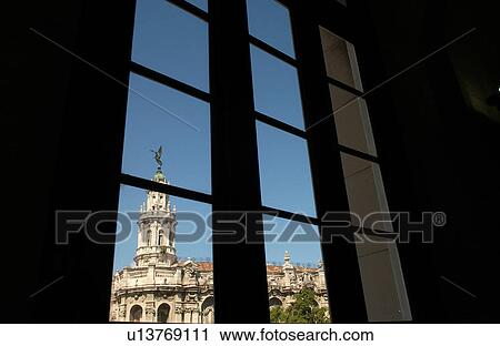 View of an ornate government building through a window View Large Photo Image Stock Image - View of an ornate government building through a window. Fotosearch