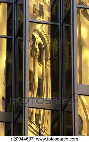 Stock Photo - Window Reflection. Fotosearch