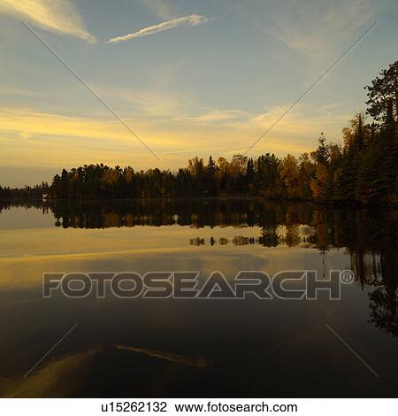 Lake at Dusk View Large Photo Image Stock Image - Lake at Dusk. Fotosearch