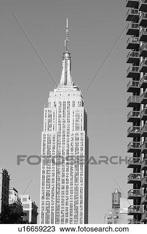 Empire State Building, New York City View Large Photo Image Stock Image - Empire State Building, New York City. Fotosearch