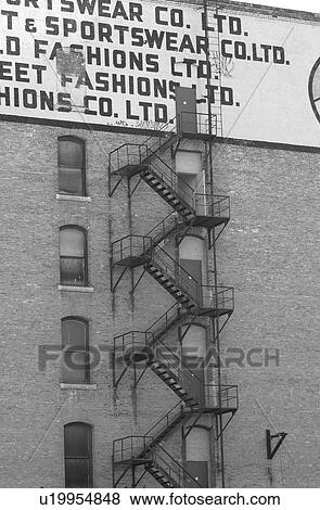 Stock Photo - Black and White Photograph of Winnipeg classic architecture. Fotosearch