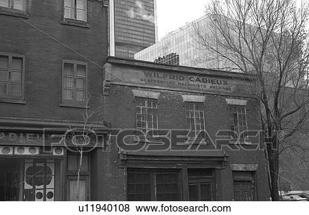 Business establishments in Montreal, Canada View Large Photo Image Stock Photo - Business establishments in Montreal, Canada. Fotosearch