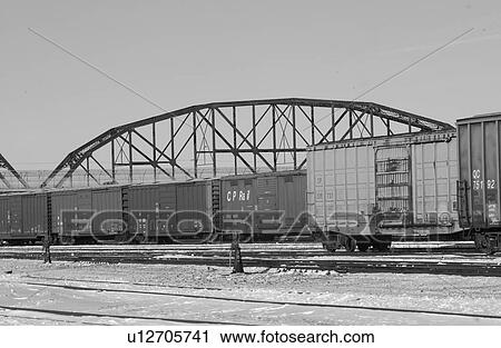 Stock Image - Winnipeg, Manitoba, Canada in winter. Fotosearch