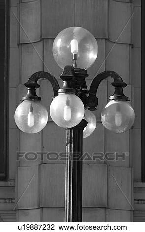 Stock Image - Black and White Photograph of Winnipeg classic architecture. Fotosearch