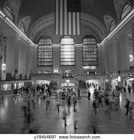 Interior of Grand Central Station, New York City View Large Photo Image Stock Photo - Interior of Grand Central Station, New York City. Fotosearch