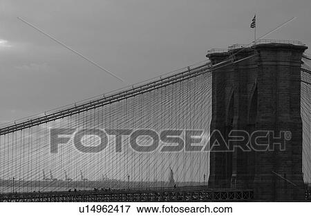 Brooklyn Bridge, New York City View Large Photo Image Stock Photo - Brooklyn Bridge, New York City. Fotosearch