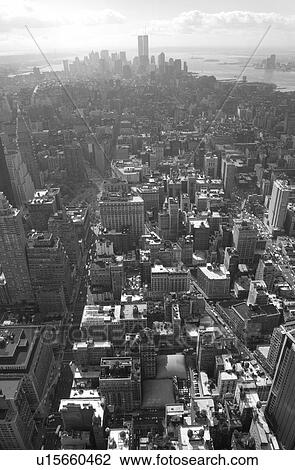 Manhattan Aerial Views, New York City View Large Photo Image Stock Image - Manhattan Aerial Views, New York City. Fotosearch