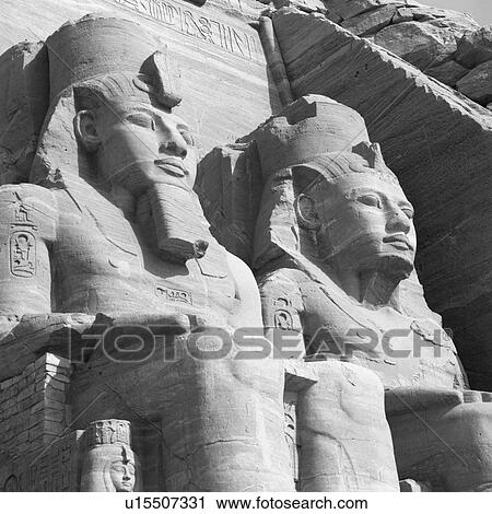 Stock Image - Abu Simbel - The Temple of Re-Harakhte. Fotosearch