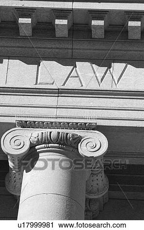 Stock Image - Black and White Photograph of Winnipeg classic architecture. Fotosearch