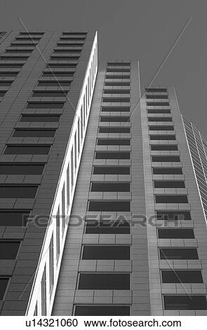 Stock Image - Black and White Photograph of Winnipeg classic architecture. Fotosearch