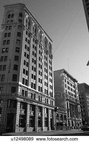 Stock Photo - Black and White Photograph of Winnipeg classic architecture. Fotosearch