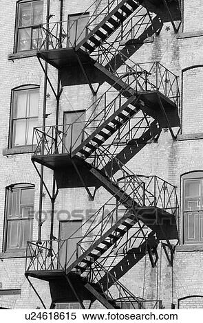 Stock Photography - Black and White Photograph of Winnipeg classic architecture. Fotosearch
