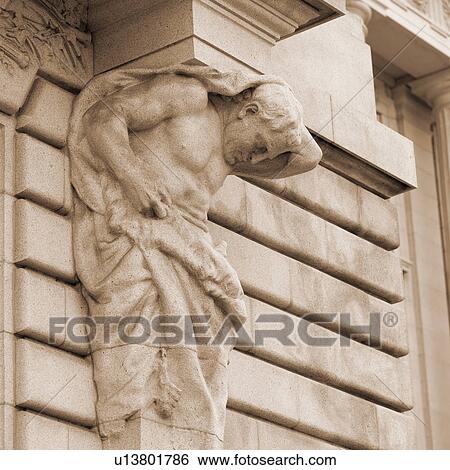Carving of Man on Building Exterior in San Francisco View Large Photo Image Stock Photograph - Carving of Man on Building Exterior in San Francisco. Fotosearch