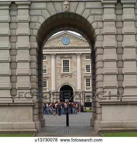 Stock Photo - Dublin, Ireland - Trinity College. Fotosearch