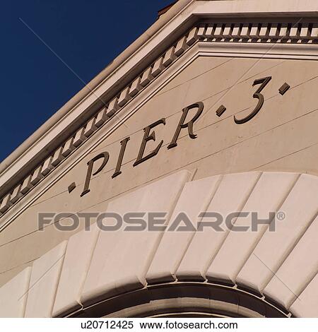 Pier 3 Sign in San Francisco View Large Photo Image Stock Photography - Pier 3 Sign in San Francisco. Fotosearch
