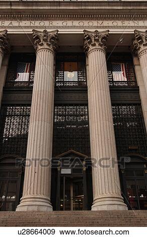 Post Office Building, New York City View Large Photo Image Stock Photo - Post Office Building, New York City. Fotosearch