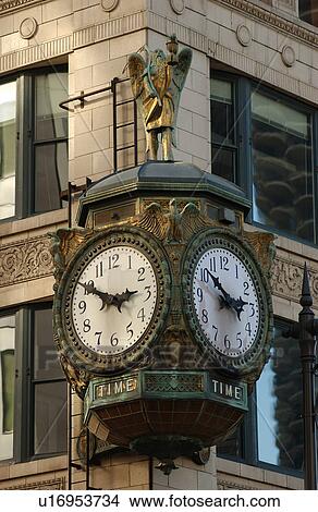 Picture - Building with a clock. Fotosearch