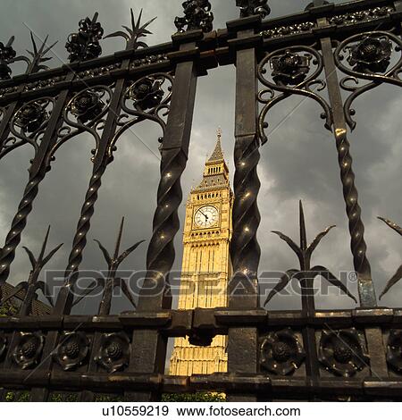 Low angle view of the clock tower Big Ben, London, England View Large Photo Image Stock Photo - Low angle view of the clock tower Big Ben, London, England. Fotosearch