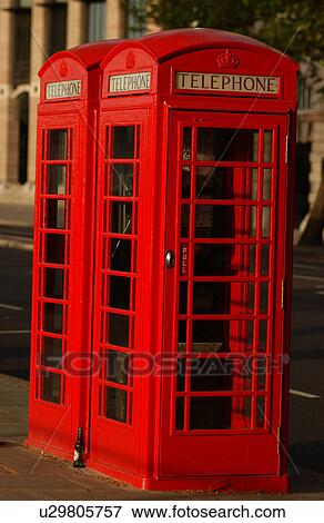 Phone Booth, London England View Large Photo Image Stock Photo - Phone Booth, London England. Fotosearch