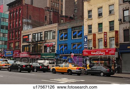 Stock Photograph - 8th Avenue, New York City. Fotosearch