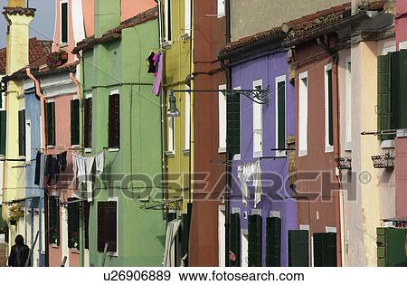 An array of colorful residential buildings View Large Photo Image Stock Photo - An array of colorful residential buildings. Fotosearch