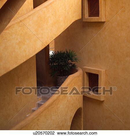 Stock Image - Staircase of building. Fotosearch