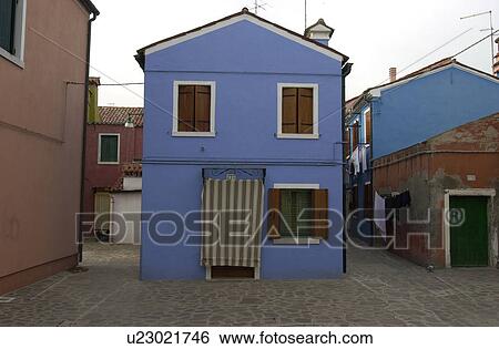 Stock Photograph - A house in Venice. Fotosearch