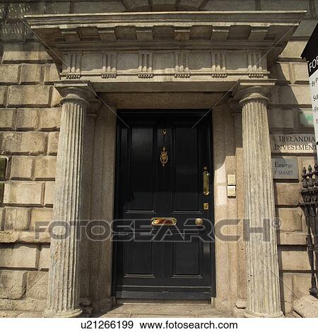 black door View Large Photo Image Stock Photo - black door. Fotosearch