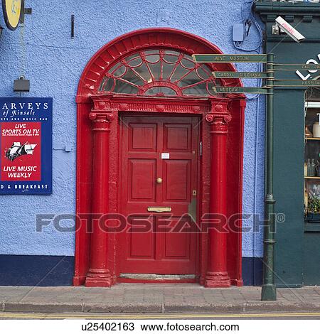 Stock Image - Red door. Fotosearch